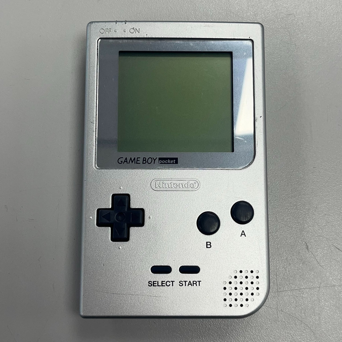 Nintendo Game Boy Pocket Silver Console MGB-001 Original 1996 Handheld ...