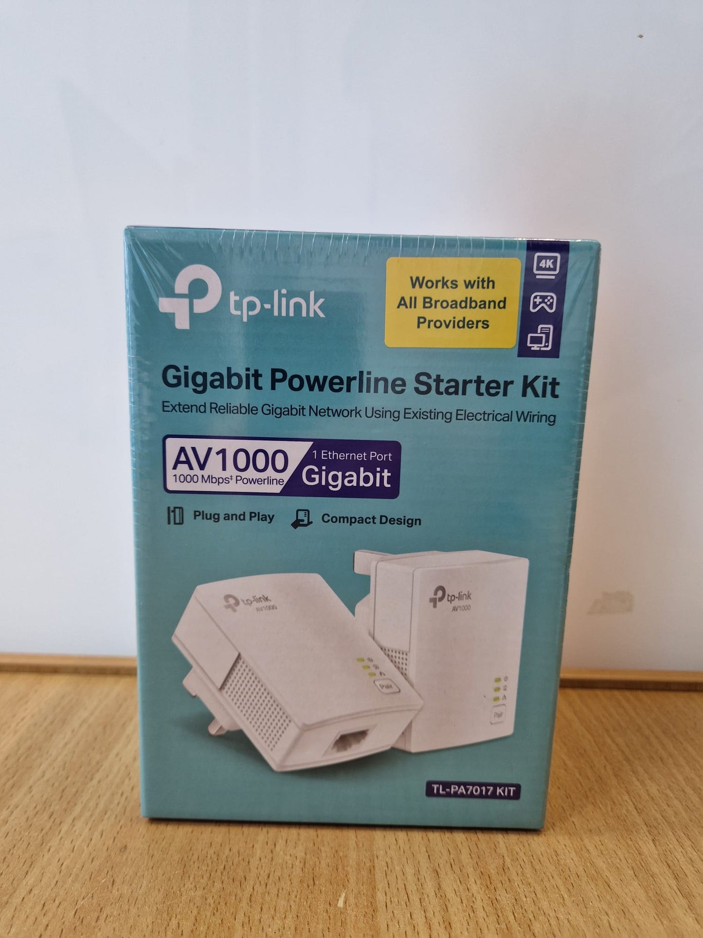 TP-Link TL-9A7017 Powerline Adapter Kit – New Sealed – 12 Month Warranty