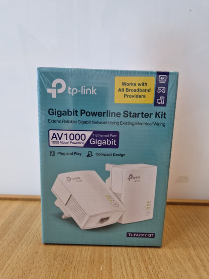 TP-Link TL-9A7017 Powerline Adapter Kit – New Sealed – 12 Month Warranty