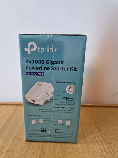 TP-Link TL-9A7017 Powerline Adapter Kit – New Sealed – 12 Month Warranty