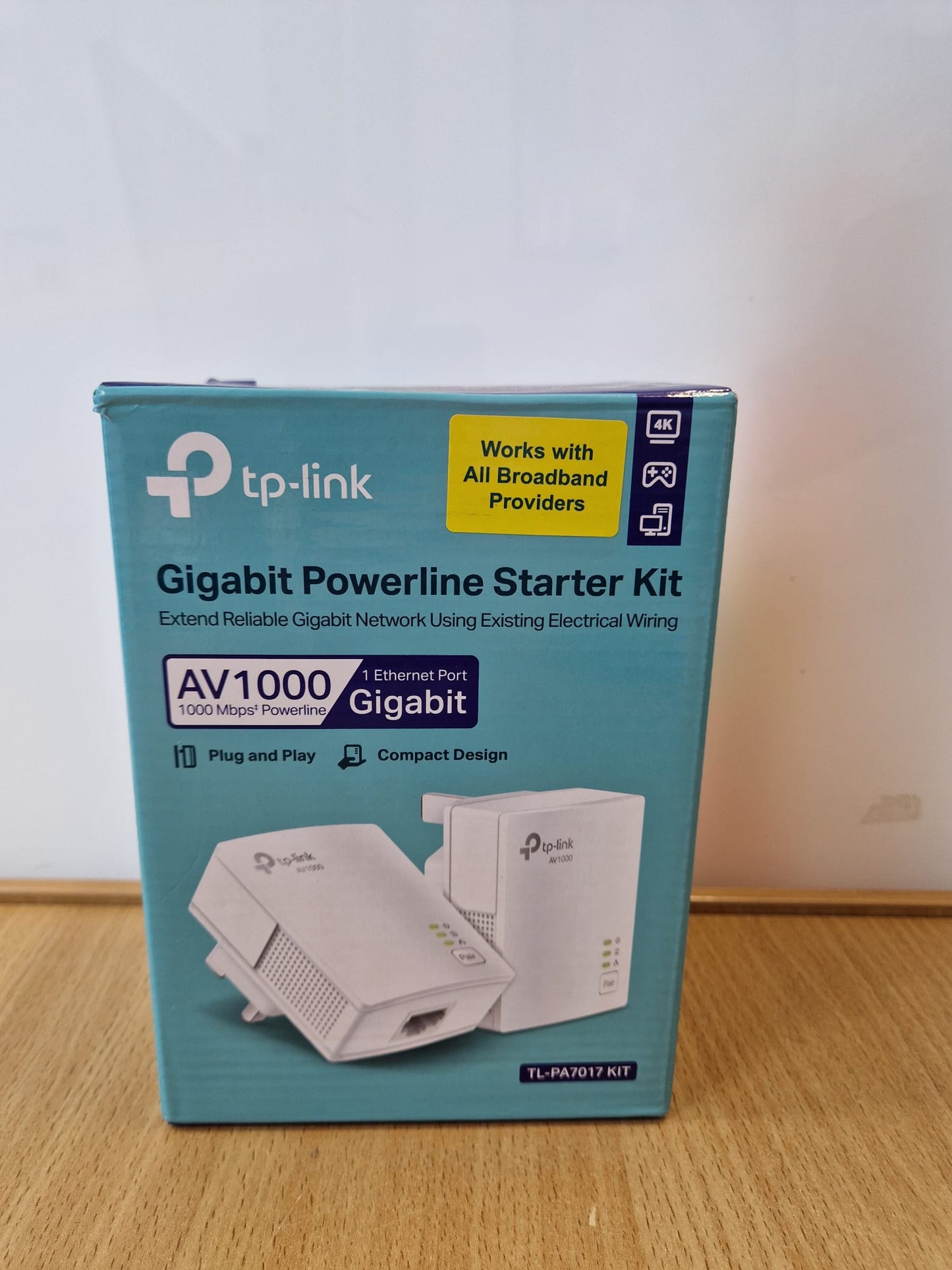 TP-Link TL-9A7017 Powerline Adapter Kit – Used – 12 Month Warranty