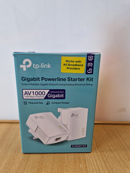 TP-Link TL-9A7017 Powerline Adapter Kit – Used – 12 Month Warranty