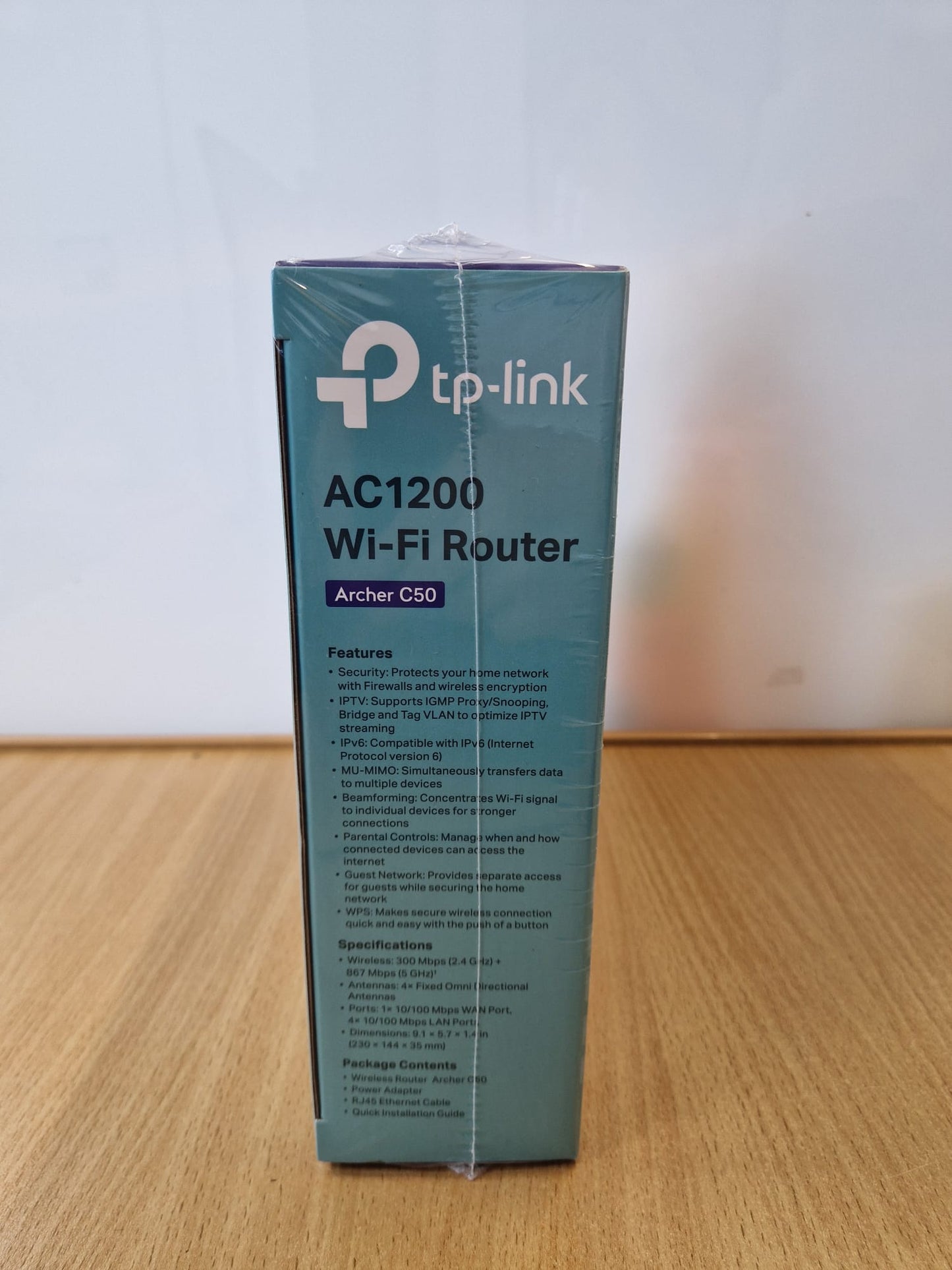 TP-Link Archer C50 AC1200 Dual Band Wi-Fi Router – New Sealed – Warranty