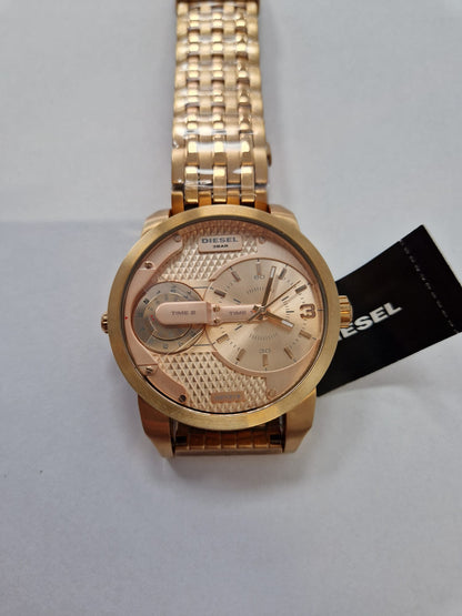 Diesel Mini Daddy Rose Gold Oversized Watch – 12 Month Warranty