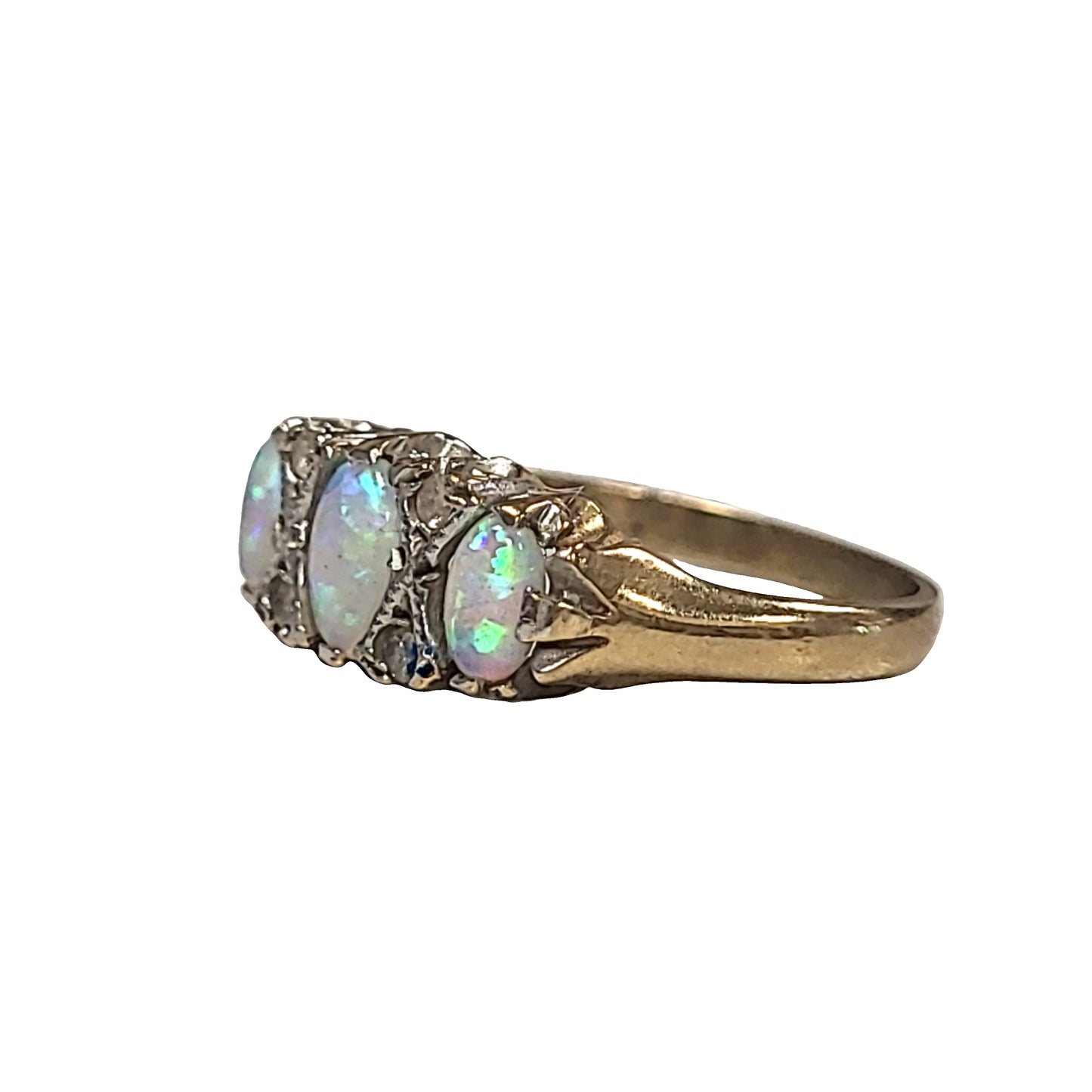 9ct Opal Ring Size M