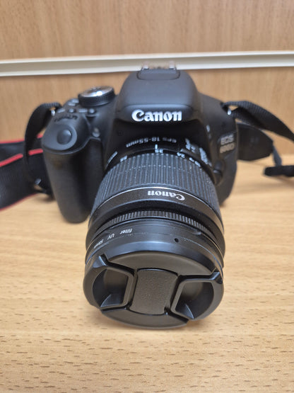 CANON EOS600D CAMERA PLUS 18-55MM LENS PLUS CHARGER