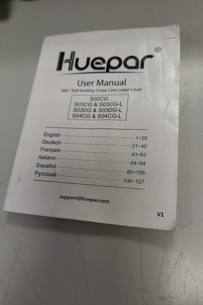 HUEPAR S02CG Laser Level