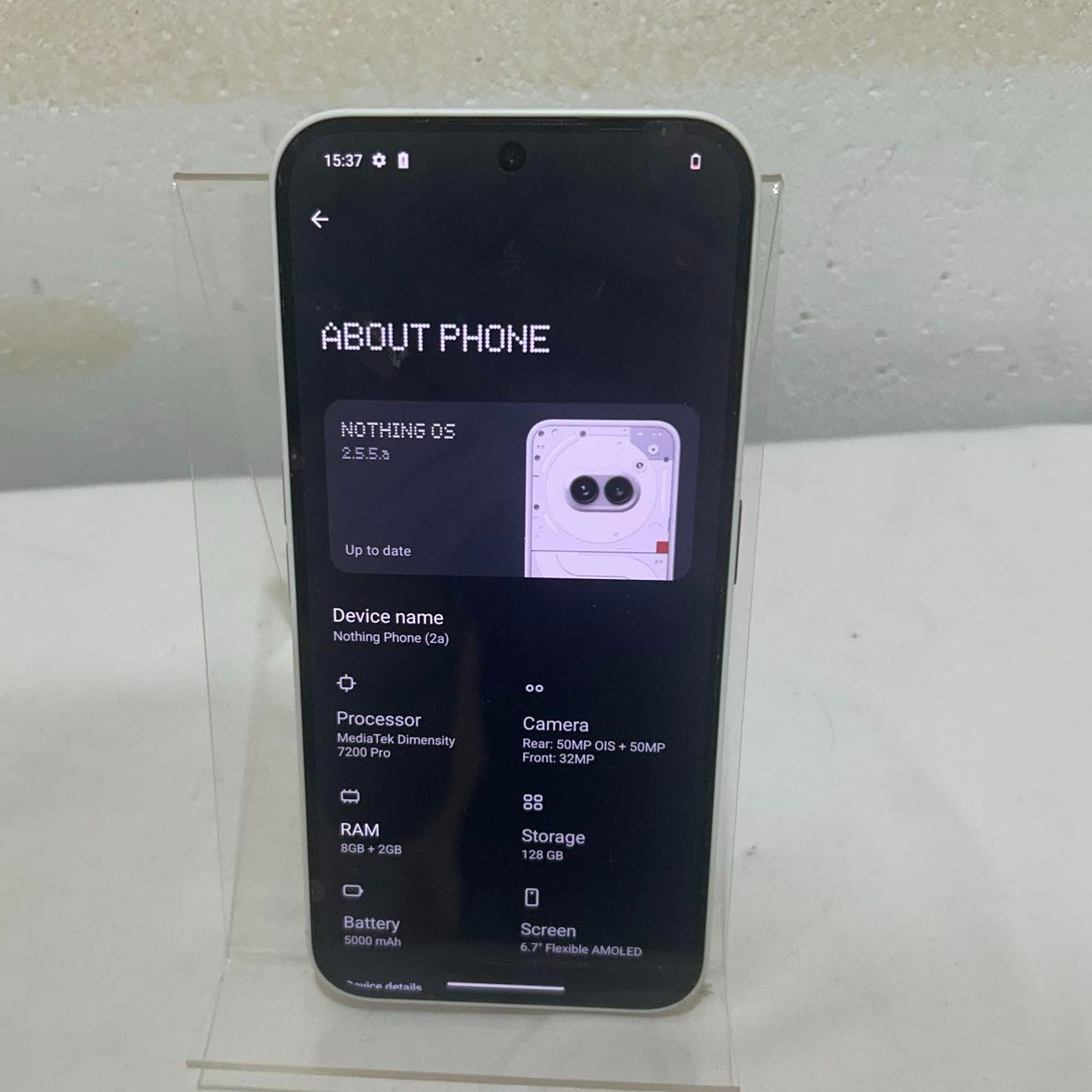 Nothing Phone 2 (a) - 128gb - Unlocked (Unboxed)