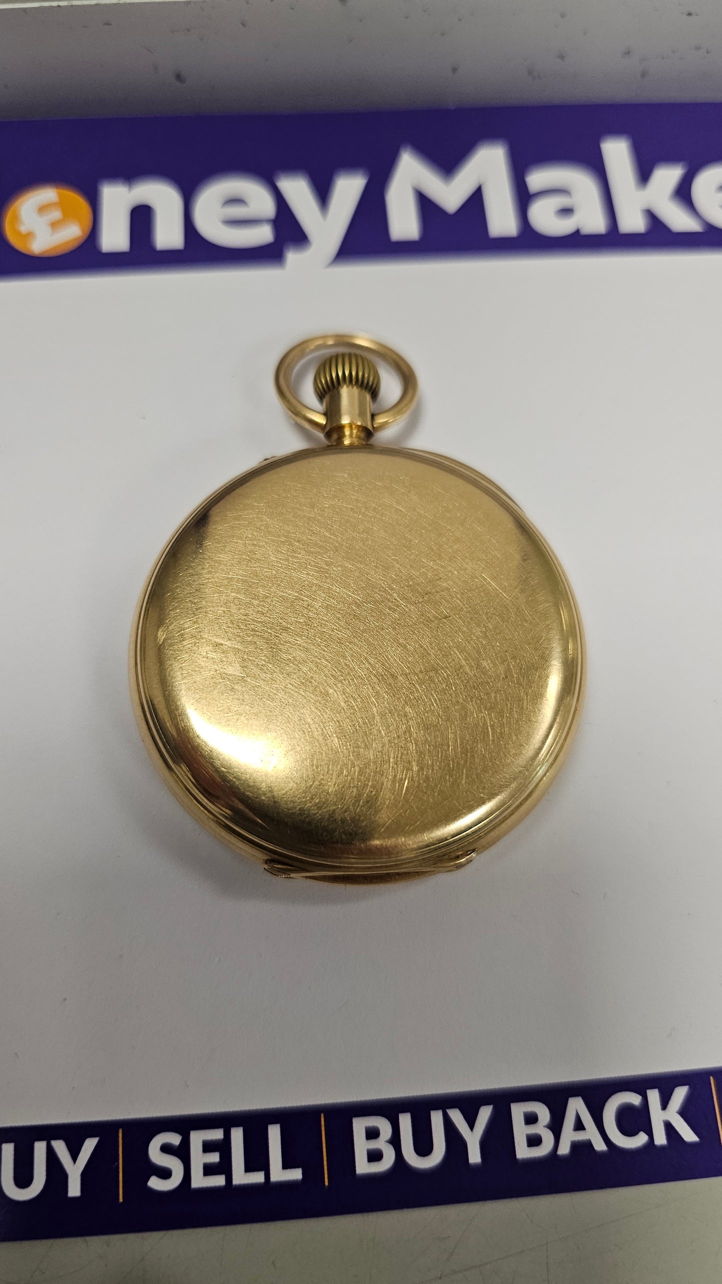 Antique 18K Gold Pocket Watch 128g Wales & McCulloch Admiralty Watchmakers