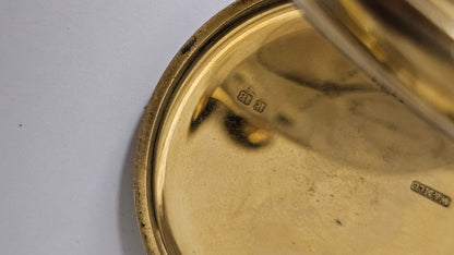 Antique 18K Gold Pocket Watch 128g Wales & McCulloch Admiralty Watchmakers
