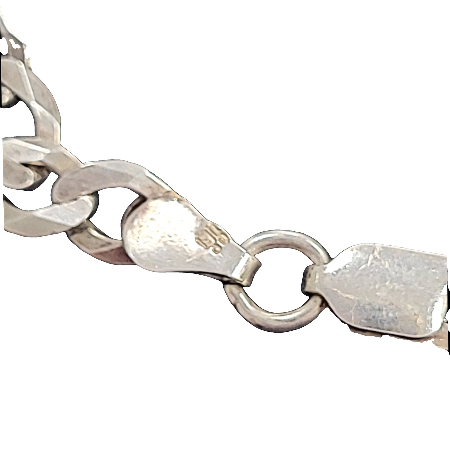 Silver 18 inch Curb Chain