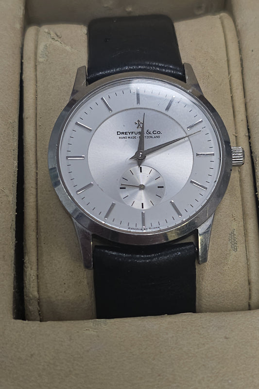 Dreyfuss & Co Hand Made Swiss Watch Series 1946 No.56 Cert 1987 Vintage