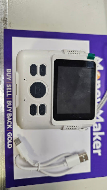 ASDA Tech Instant Printing Camera White USB Recharge Kids Digital Camera
