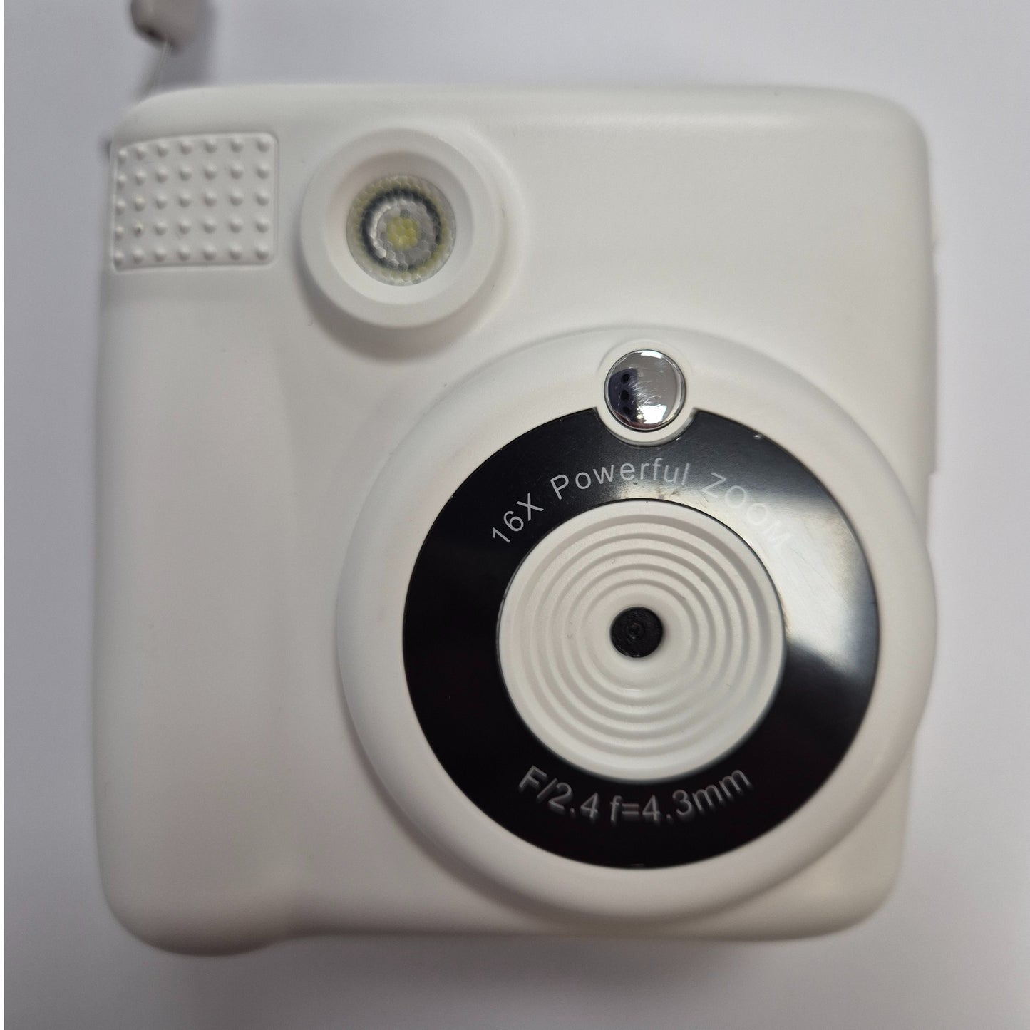 ASDA Tech Instant Printing Camera White USB Recharge Kids Digital Camera
