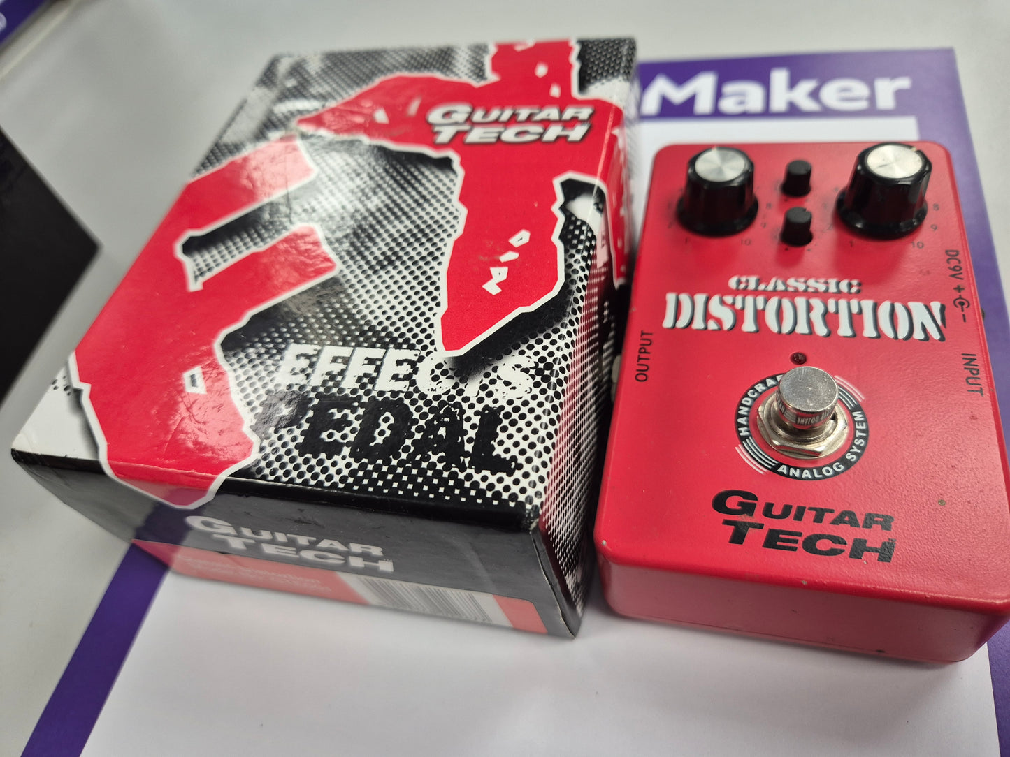 GUITAR TECH GTE0012 CLASSIC DISTORTION PEDAL