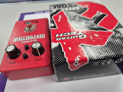 GUITAR TECH GTE0012 CLASSIC DISTORTION PEDAL