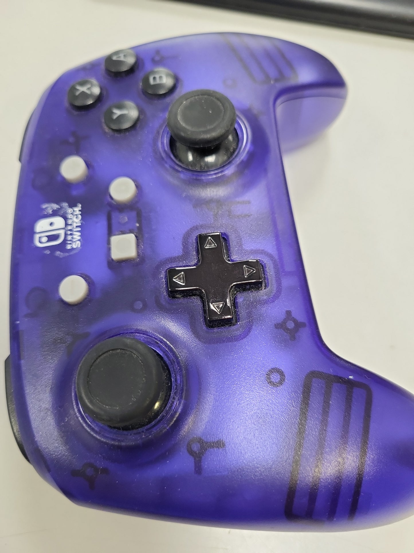 Nintendo Switch PowerA Enhanced Wireless Controller Purple Translucent Gamepad