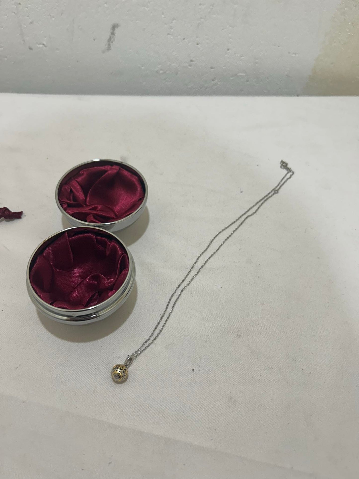 Sphere of Life Silver Necklace