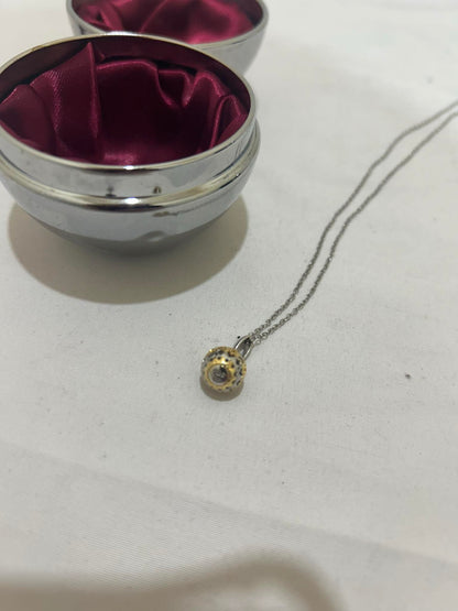 Sphere of Life Silver Necklace