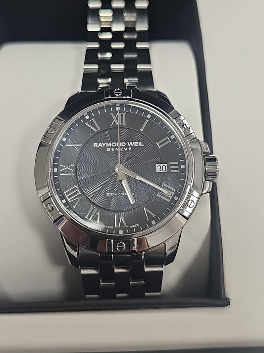 Raymond Weil Tango Men’s Swiss Watch 300m Diver Date Roman Dial Box - Money Maker 