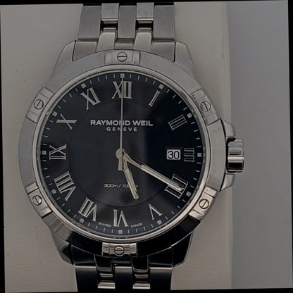 Raymond Weil Tango Men’s Swiss Watch 300m Diver Date Roman Dial Box - Money Maker 