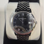 RAYMOND WEIL WO34937 SILVER TONE GENTS BLACKFACE WATCH