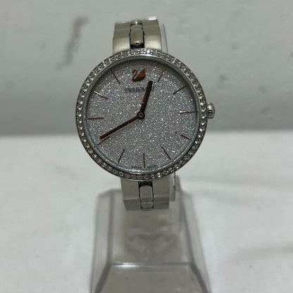 Swarovski Ladies Watch - Silver tone & Crystal Bezel