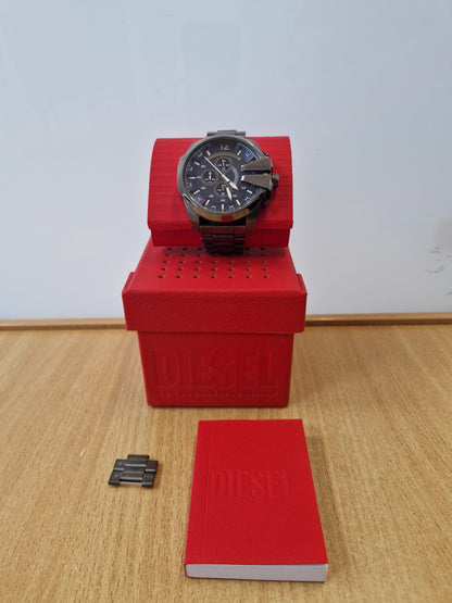 Diesel Men's Mega Chief DZ4329 Watch Boxed with Spare Links – 12 Month Warranty - Money Maker 