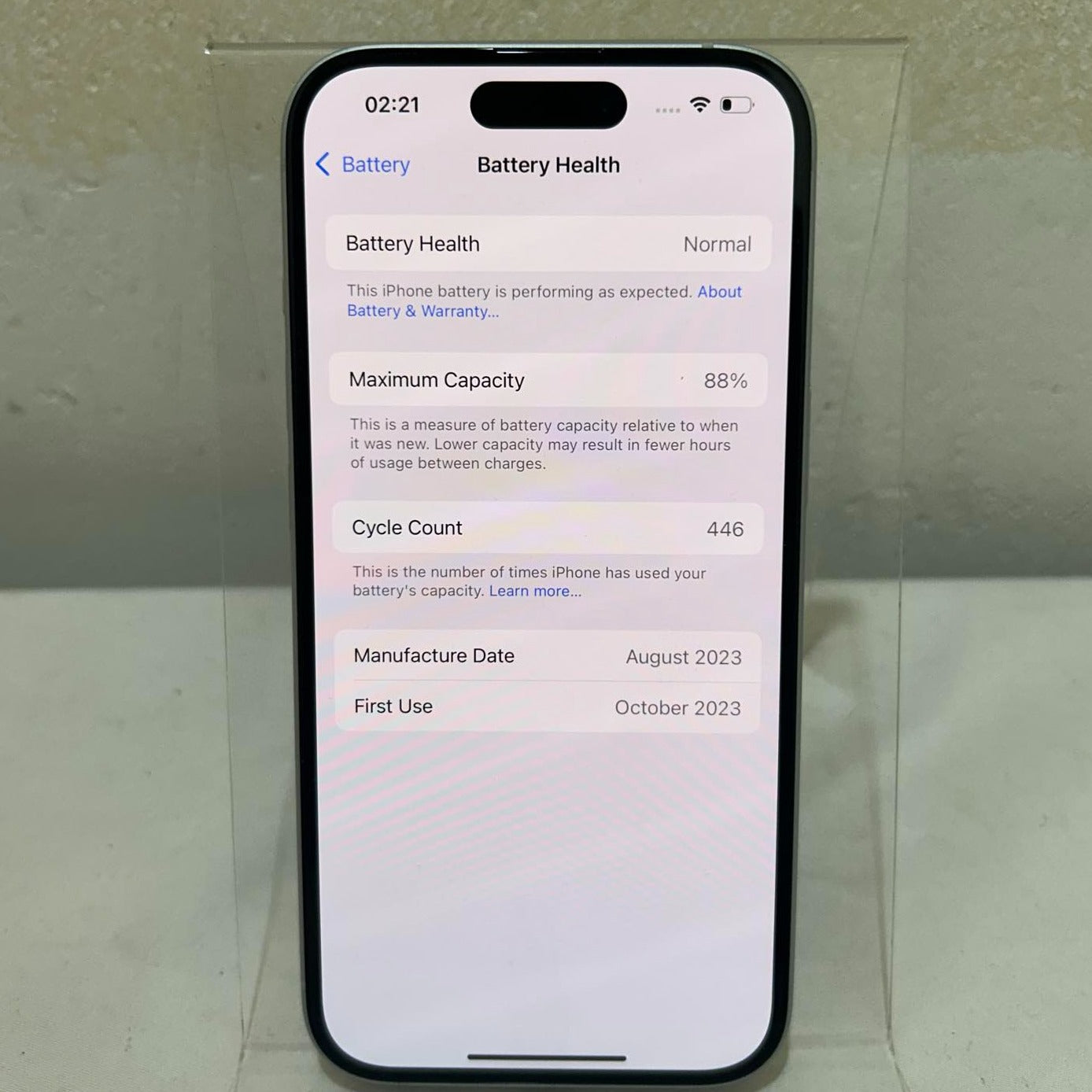 Iphone 15 - 128gb & Unlocked - 88% BH (BOXED)