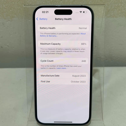 Iphone 15 - 128gb & Unlocked - 88% BH (BOXED)