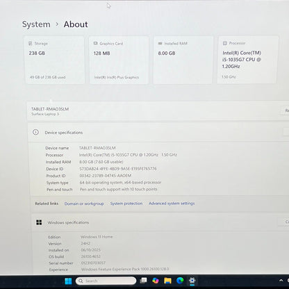 Microsoft Surface Laptop 3