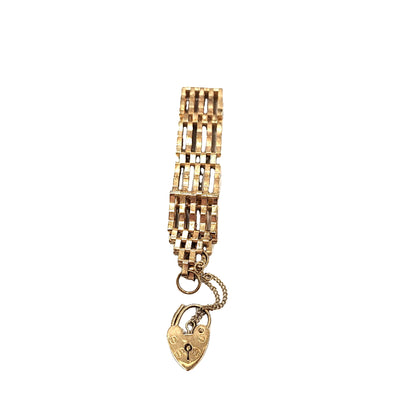 9ct Gold Gate Bracelet