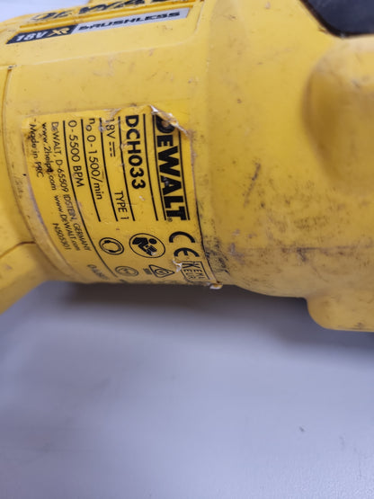 DeWalt DCH033 18V XR Brushless SDS+ Rotary Hammer Drill with 2.0Ah Battery