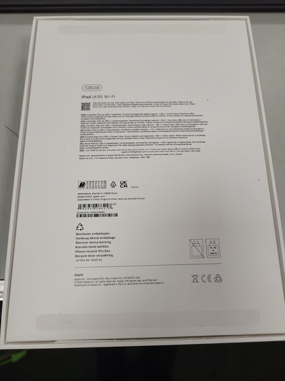 iPad 10th Generation 128GB Wi-Fi Silver A16 Model