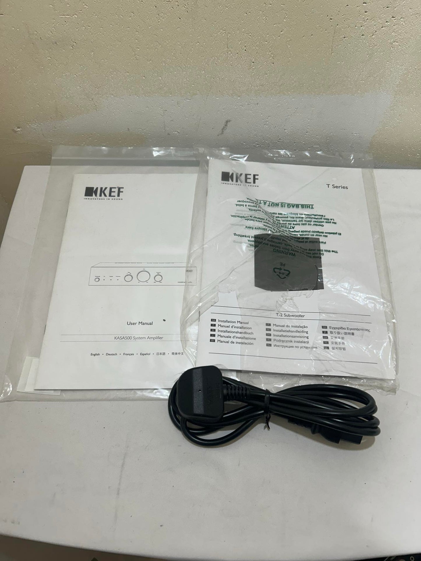 KEF KASA500 System Amplifier 2x250W Class-D DSP Install Home Cinema Subwoofer Amp UK