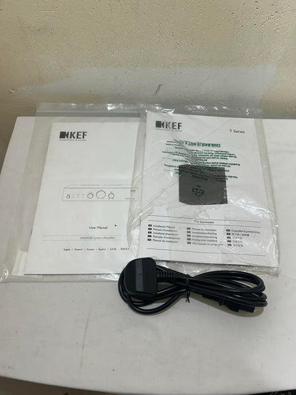 KEF KASA500 System Amplifier 2x250W Class-D DSP Install Home Cinema Subwoofer Amp UK