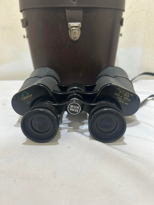 Vintage GreenKat 7x50 Binoculars with case
