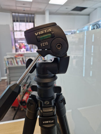 Vista Tripod with FZ10 Mount, Plate, Bag & Dual Handles – 12m Warranty