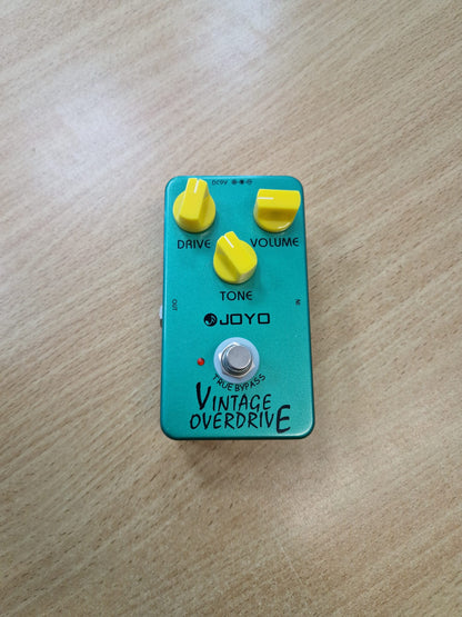 Joyo Vintage Overdrive Pedal Boxed with Instructions – 12m Warranty