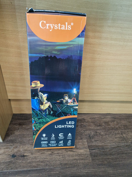 Multifunction Work & Camping LED Light with Tripod – 12m Warranty