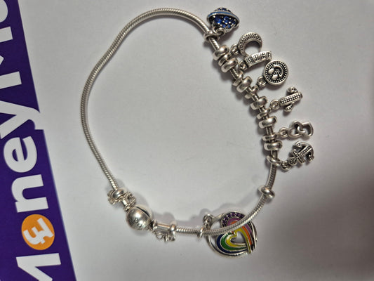 Pandora Bracelet with Mini Charms