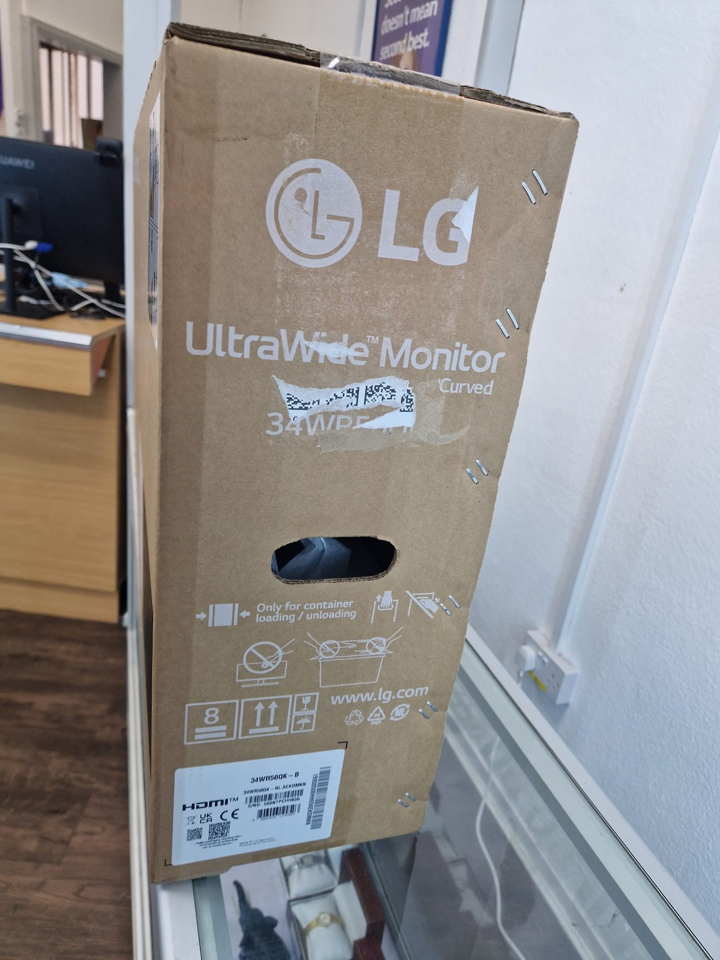 LG 34WR50QK 34" Curved Ultrawide Monitor – Brand New & Factory Sealed