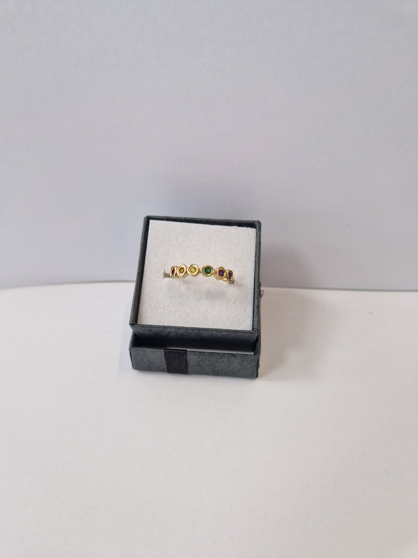 Pandora Infinity Stone Ring 14K Plated Size 52 – Boxed – 12m Warranty