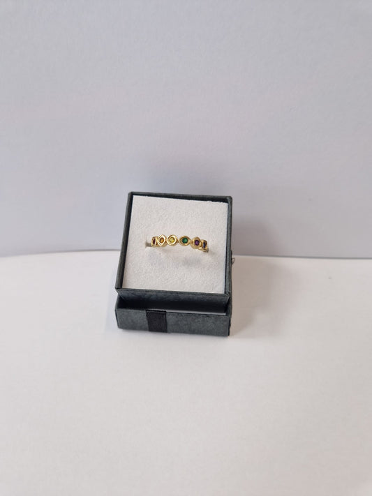 Pandora Infinity Stone Ring 14K Plated Size 52 – Boxed – 12m Warranty