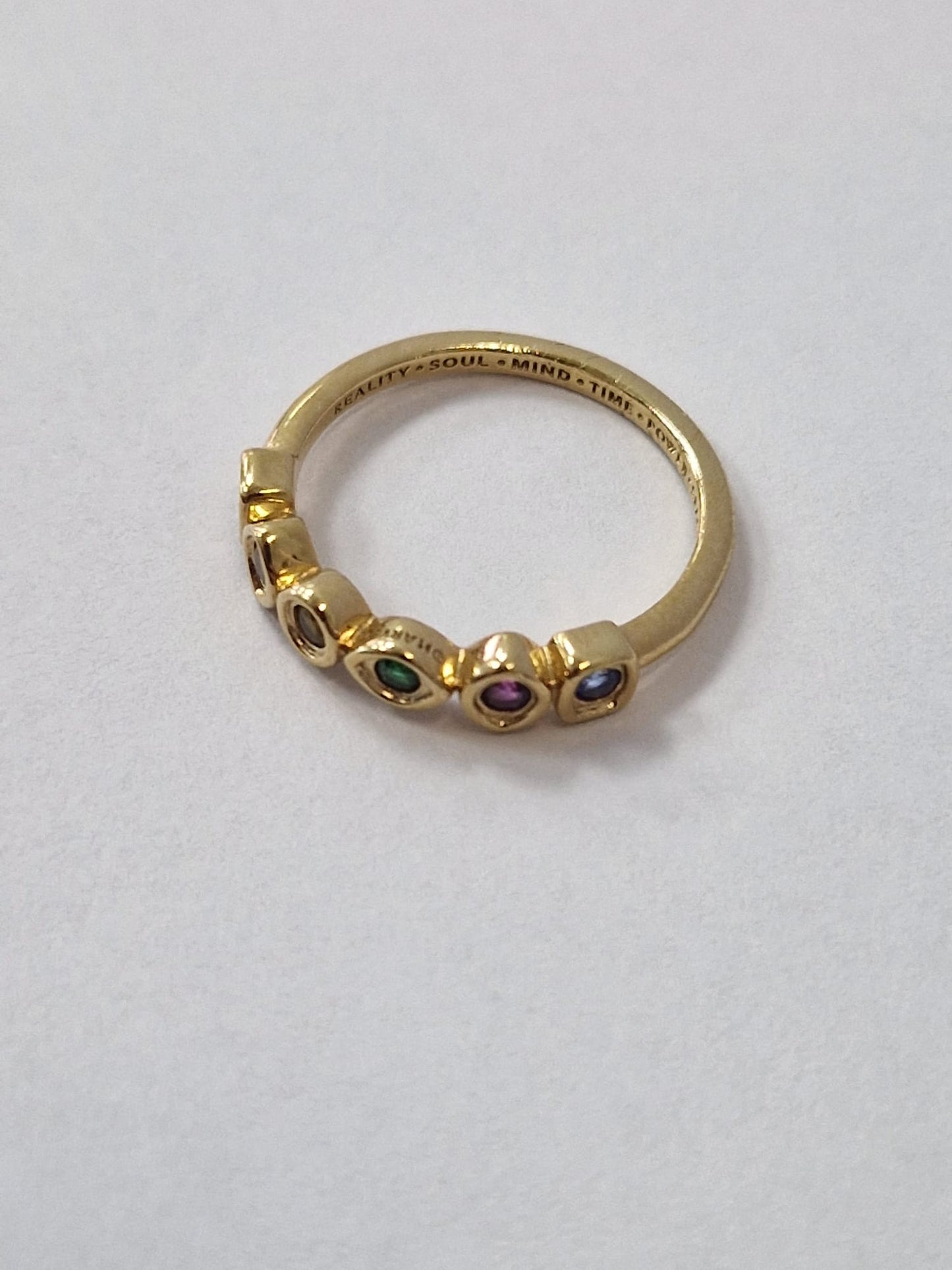 Pandora Infinity Stone Ring 14K Plated Size 52 – Boxed – 12m Warranty