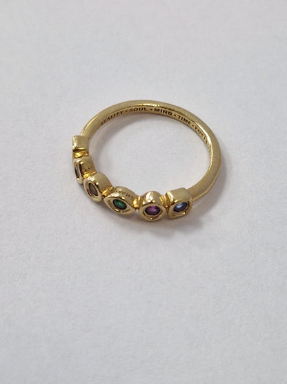 Pandora Infinity Stone Ring 14K Plated Size 52 – Boxed – 12m Warranty