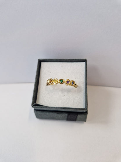 Pandora Infinity Stone Ring 14K Plated Size 60 – Boxed – 12m Warranty