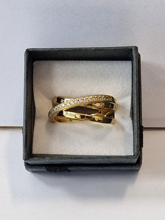 Pandora Cross Over Ring - Size 58