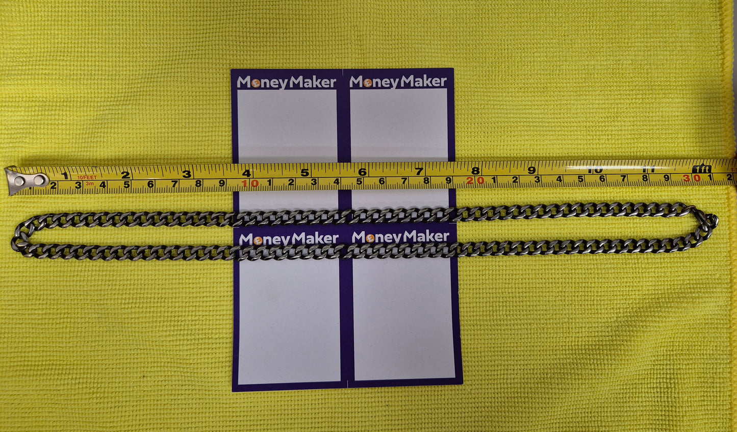 BASE METAL GUNMETAL NECKLACE