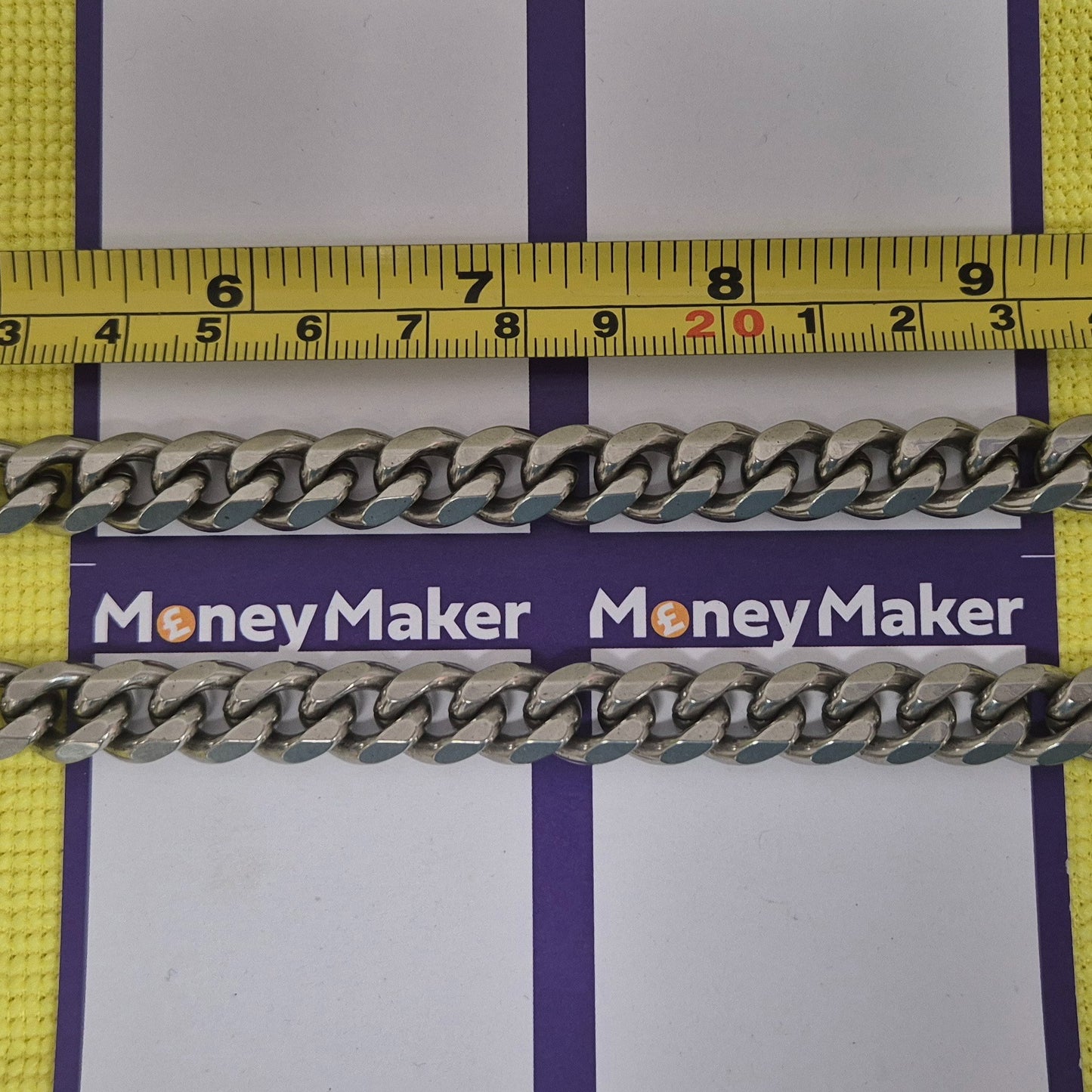 BASE METAL CLOSE-LINK CURB NECKLACE